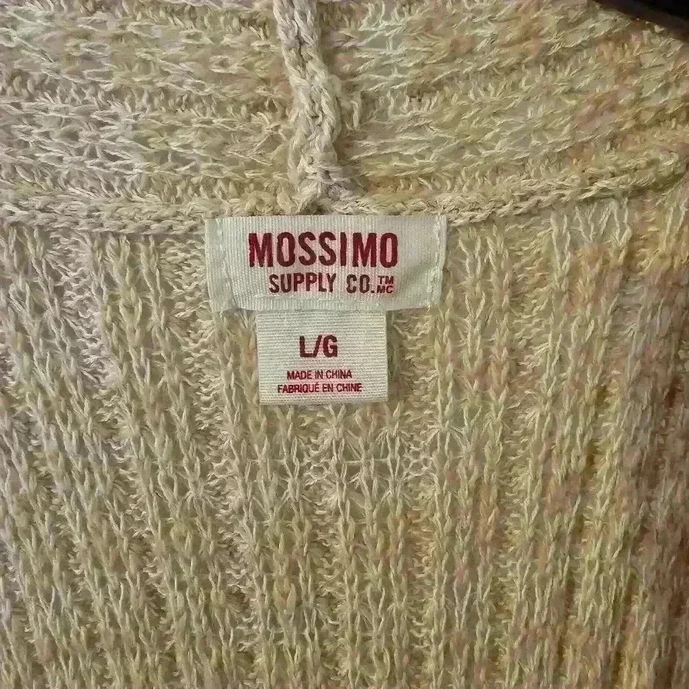 Mossimo Supply NWT Extra Long Boho Sleeveless Cardigan Size L - Picture 2 of 7